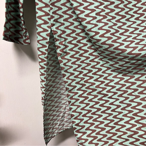 Zara The Lissie Shirt Kimono/Swimsuit Coverup Size S - Picture 4 of 6